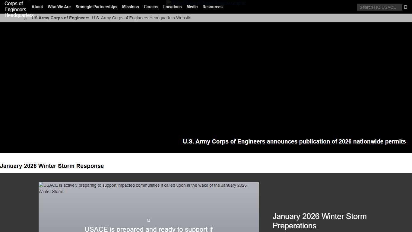 Headquarters U.S. Army Corps of Engineers